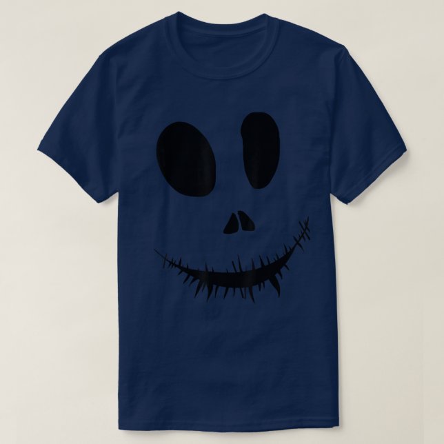 T-shirt Jack-O-Lantern Citrouille Déplaisant Monster Face  (Design devant)