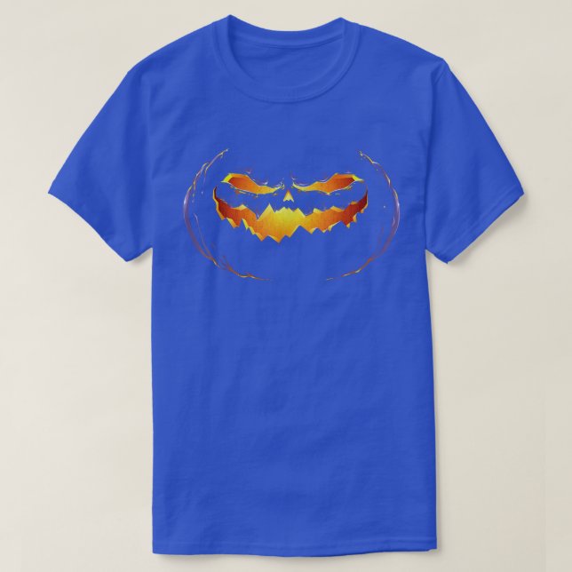 T-shirt Jack-o'-lantern Citrouille Halloween (Design devant)