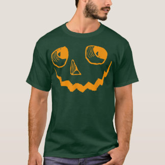 T-shirt Jack-o'-lantern Cute Carved Citrouille face Hallow