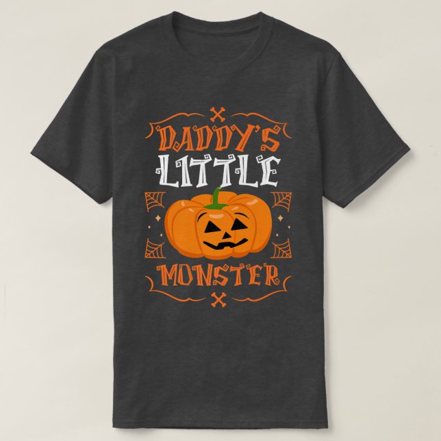 T-shirt Jack-o'-lantern Daug, le Citrouille du petit monst (Design devant)