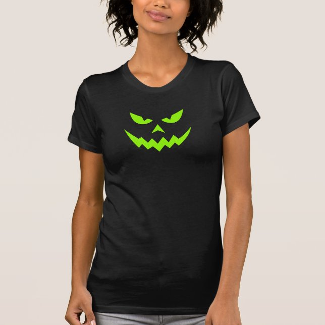 T-shirt Jack-o'-lantern effrayant (Devant)