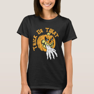 T-shirt Jack-o'-lantern Halloween Costume Citrouille Trick