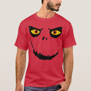 T-shirt Jack-o'-lantern Halloween Eyelashes Citrouille de