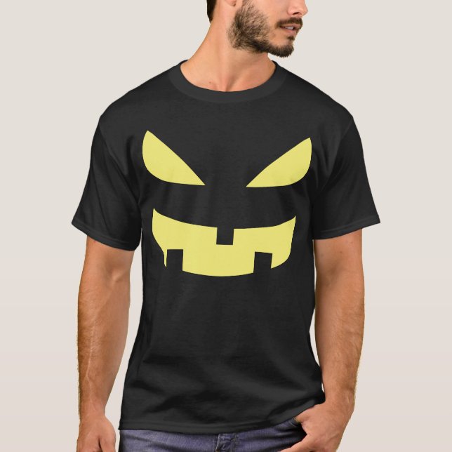 T-shirt Jack-o'-lantern mauvais (Devant)