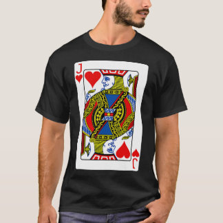 T-shirt Jack Of Hearts Jeu Carte Saint Valentin Costume
