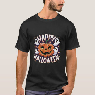 T-shirt Jack-O'Lantern et Ghosts Halloween Fun