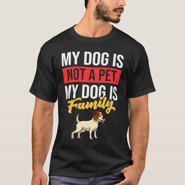T-shirt Jack Parson Russell Terrier Chien Chien Chien Chie (Devant)