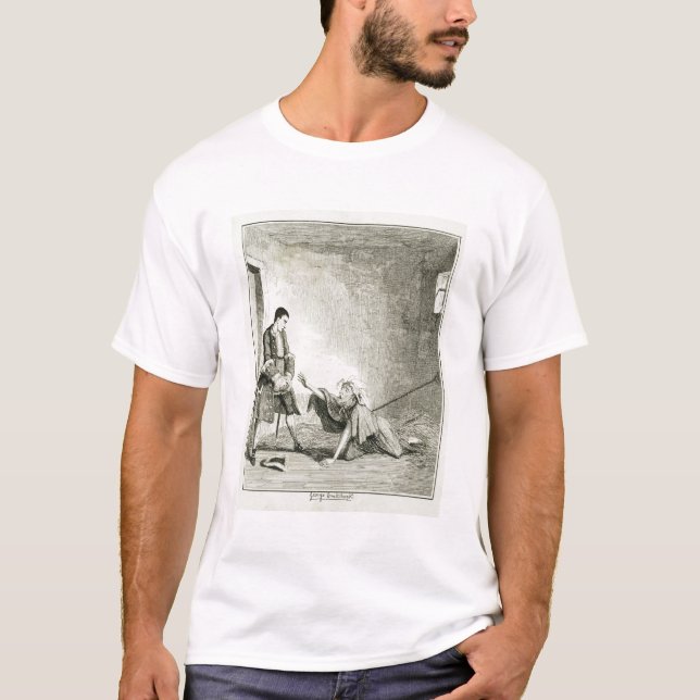 T-shirt Jack rend visite à sa mère dans l'hôpital de (Devant)