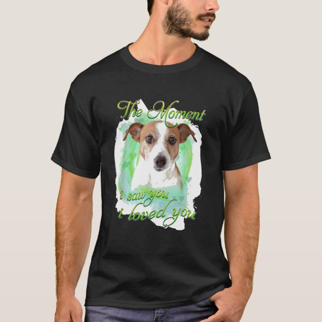 T-shirt Jack Russell Terrier Chien Je T'Aimais (Devant)