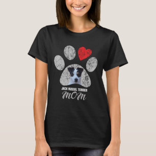 T-shirt Jack Russell Terrier Chien Maman Fête des Mères Gi