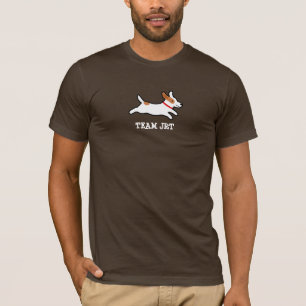 T-shirt Jack Russell Terrier courant avec texte personnali