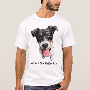 T-shirt Jack Russell Terrier Créez votre propre texte pers