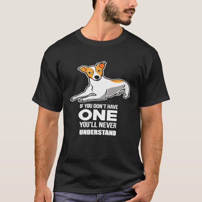 T-shirt Jack Russell Terrier Fun Terrier Dog (Devant)