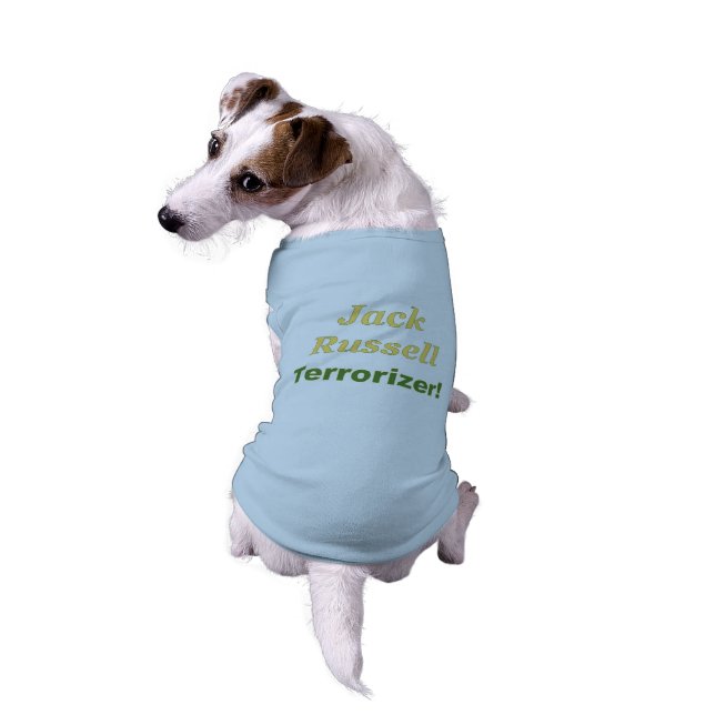 T-shirt 'Jack Russell Terrorizer' Chemise de chien (Dos)