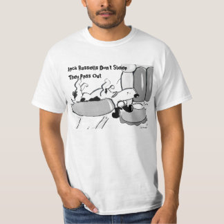 T-shirt Jack Russells ne dorment pas