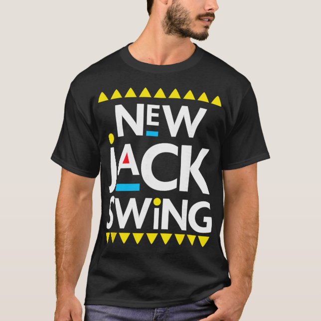 T-shirt Jack Swing 90s R&amp;b Hip Hop  (Devant)