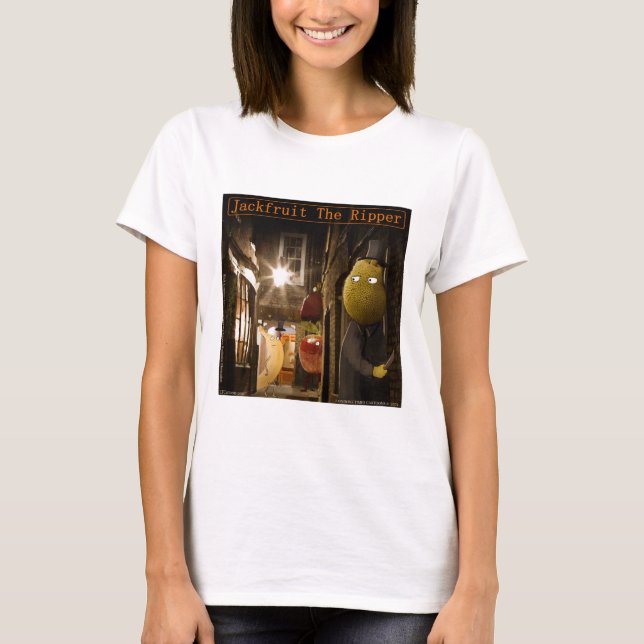 T-shirt Jackfruit le Ripper Drôle Rick Londres (Devant)