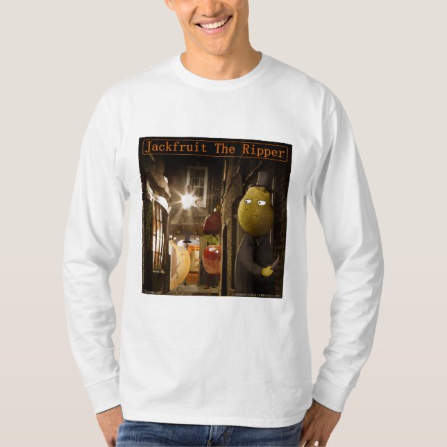 T-shirt Jackfruit le Ripper Drôle Rick Londres (Devant)