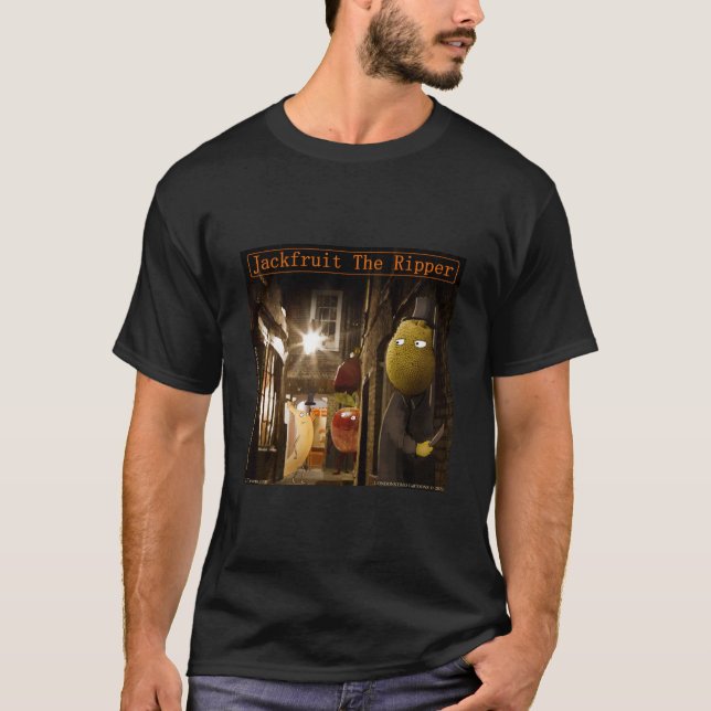 T-shirt Jackfruit le Ripper Drôle Rick Londres (Devant)