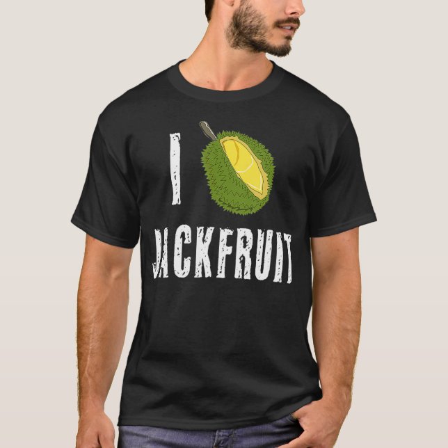 T-shirt Jackfruit Vegan Vegetarian Jack Fruit Plant Food D (Devant)
