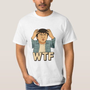 T-shirt Jackie Chan Mème WTF - Style Art Ghibli