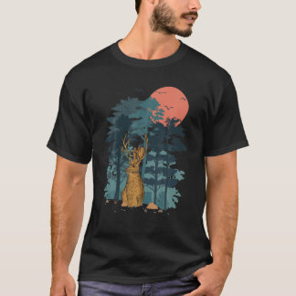 T-shirt Jackrabbit Mountain Pine Tree Les oiseaux du ciel 