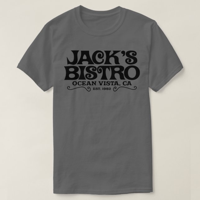 T-shirt Jacks Bistro Threes Company (Design devant)