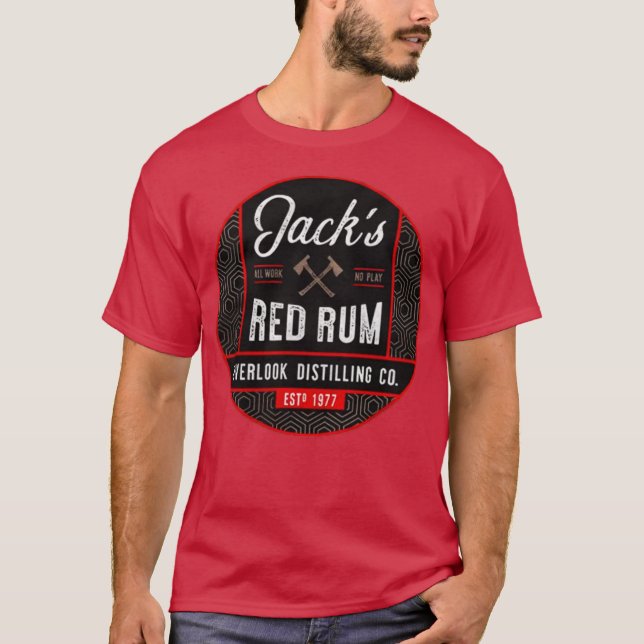 T-shirt Jack's Red Rum Funny (Devant)