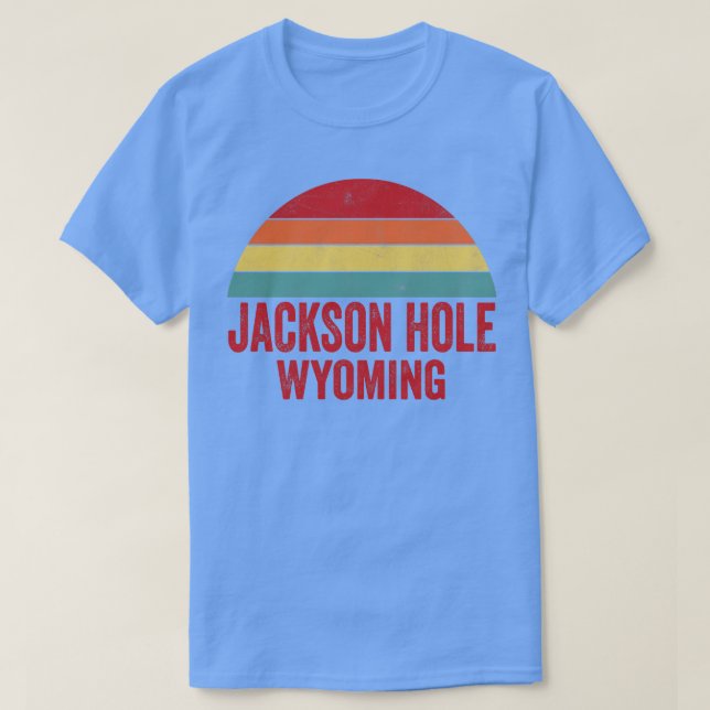 T-shirt Jackson Hole Wyoming (Design devant)