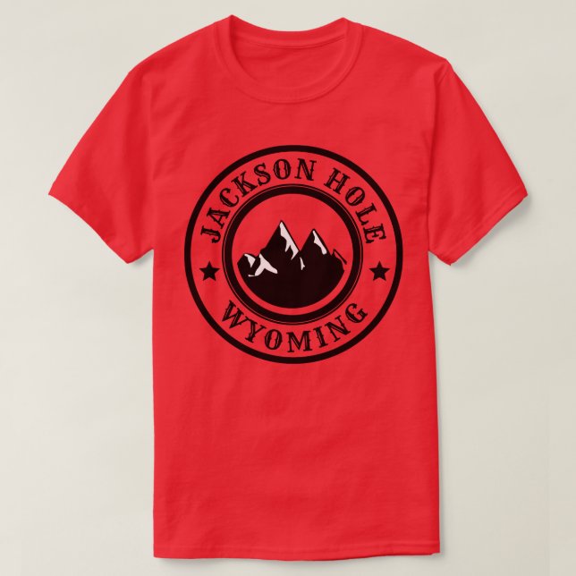 T-shirt Jackson Hole Wyoming 1 (Design devant)