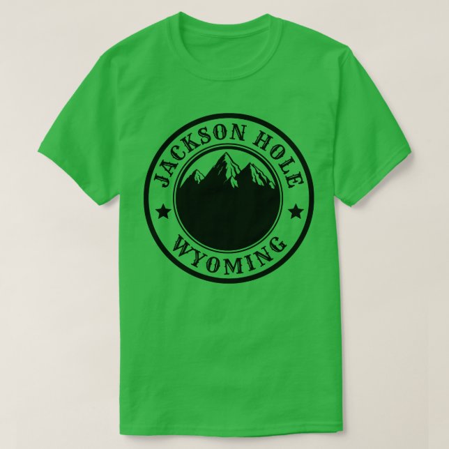 T-shirt Jackson Hole Wyoming 10 (Design devant)