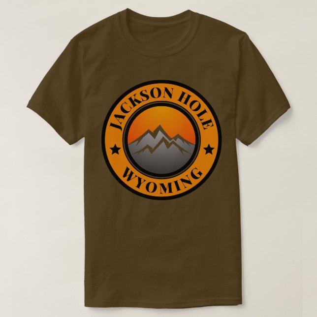 T-shirt Jackson Hole Wyoming 6 (Design devant)