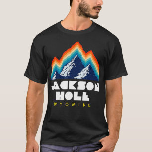 T-shirt Jackson Hole Wyoming USA Ski Resort 1980 Retro Sh