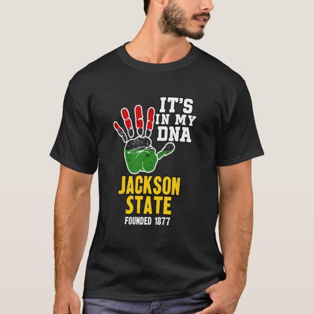 T-shirt Jackson State, JSU, Souvenir HBC Design (Devant)