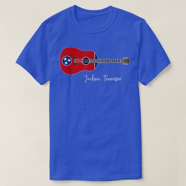 T-shirt Jackson Tennessee Guitar  (Design devant)