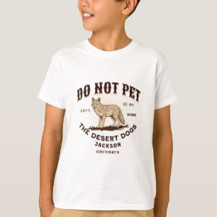 T-shirt Jackson Wyoming Coyote Drôle Souvenir de Vacances