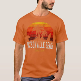 T-shirt Jacksonville Beach Floride FL Palms Surf de vacanc