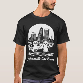 T-shirt Jacksonville City Florida Cat Lover