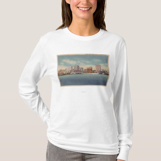 T-shirt Jacksonville, FL - vue d'avant et d'horizon de (Devant)