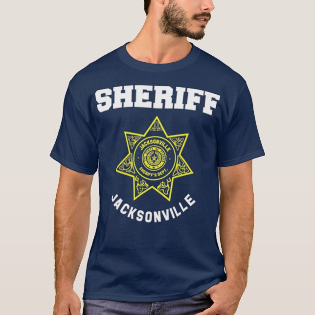 T-shirt Jacksonville Floride Duval Comté Sheriff (Devant)