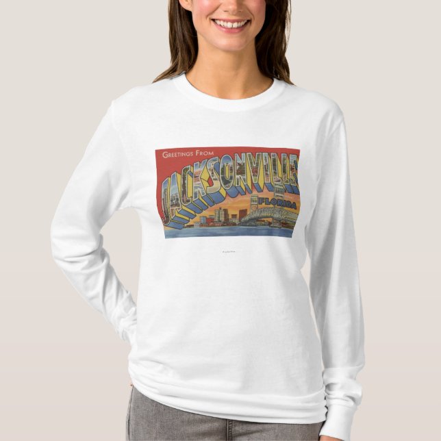 T-shirt Jacksonville, la Floride - grandes scènes de (Devant)