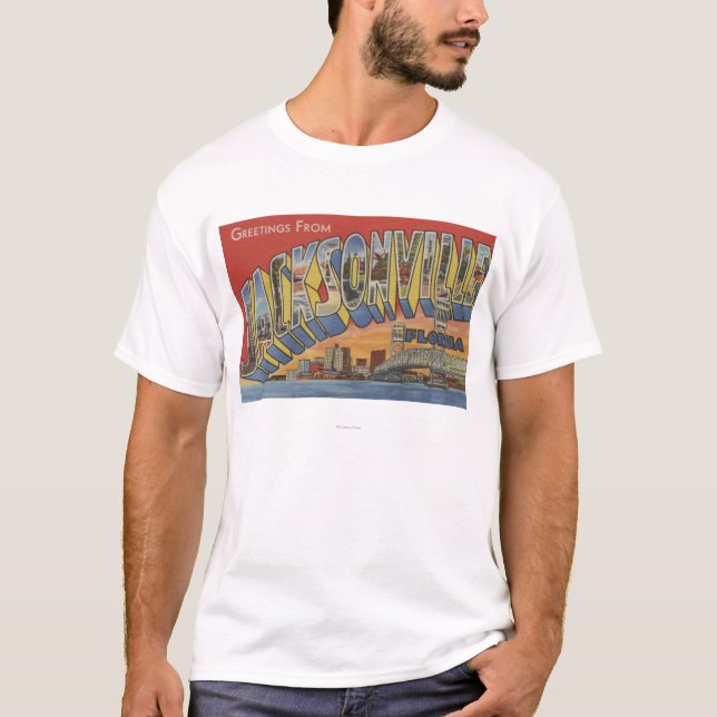 T-shirt Jacksonville, la Floride - grandes scènes de (Devant)
