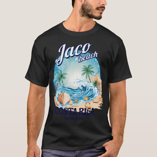 T-shirt Jaco Beach - Costa Rica (Devant)