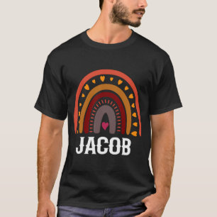 T-shirt Jacob Colorful Arc-en-ciel hommes garçon nom bébé