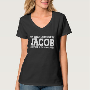 T-shirt Jacob Nom de famille Funny Team Nom de famille Jac