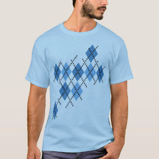 T-shirt Jacquard mauvais bleu
