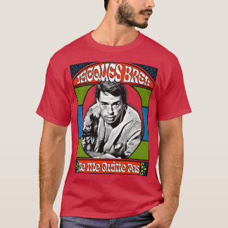 T-shirt Jacques Brel Retro Fan Design