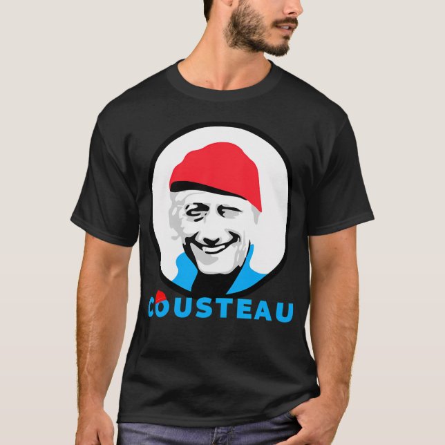 T-shirt Jacques Yves Cousteau (Devant)