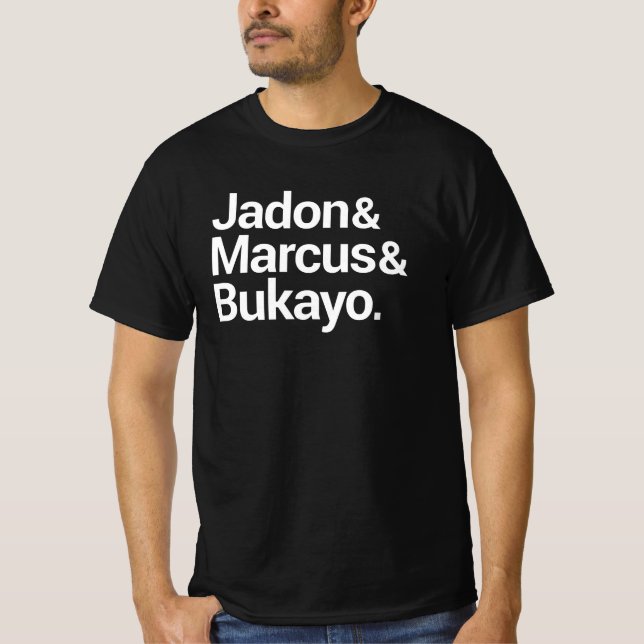 T-shirt Jadon & Marcus & Bukayo Shirt, Jadon Marcus Bukayo (Devant)