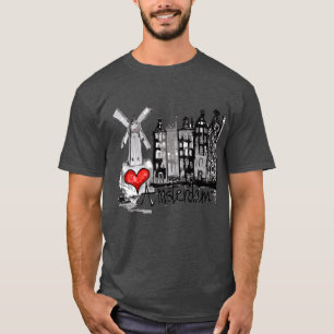 T-shirt J'adore Amsterdam drôle